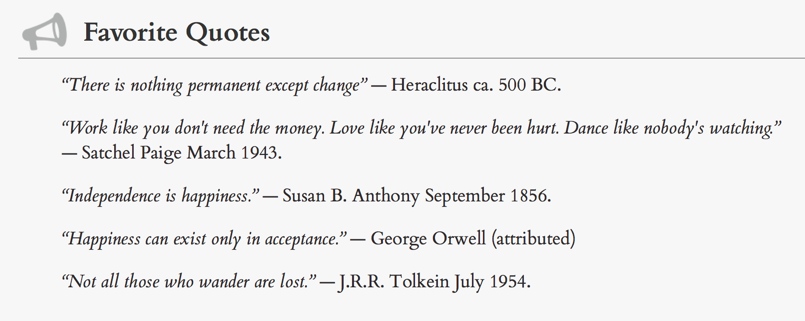 quote field as displayed