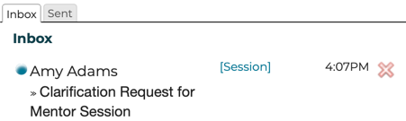 Example message with context