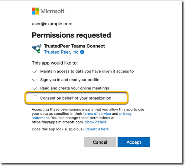 MS Teams Authorization
